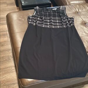 NWT Danny & Nicole Sleek Black Pencil Dress